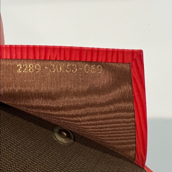 Fendi Red Leather Agenda with COA - has some marks - Picture 13 of 13